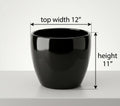 12" Marlow Ceramic Pot