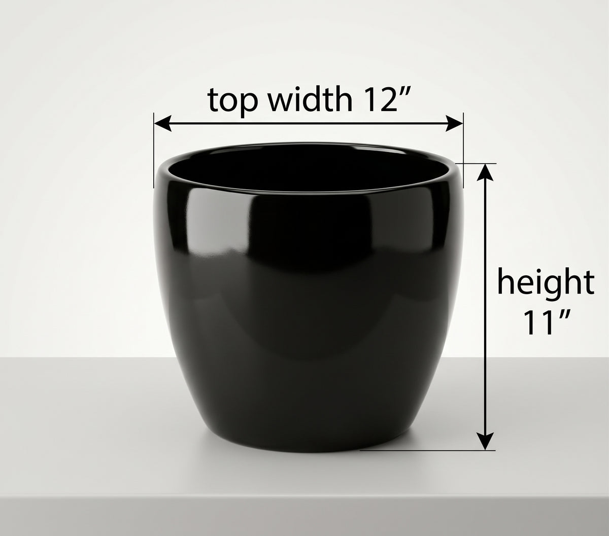 12" Marlow Ceramic Pot