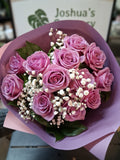 Long stem Lavender Roses - Joshua's Greenery-Barrie Florist