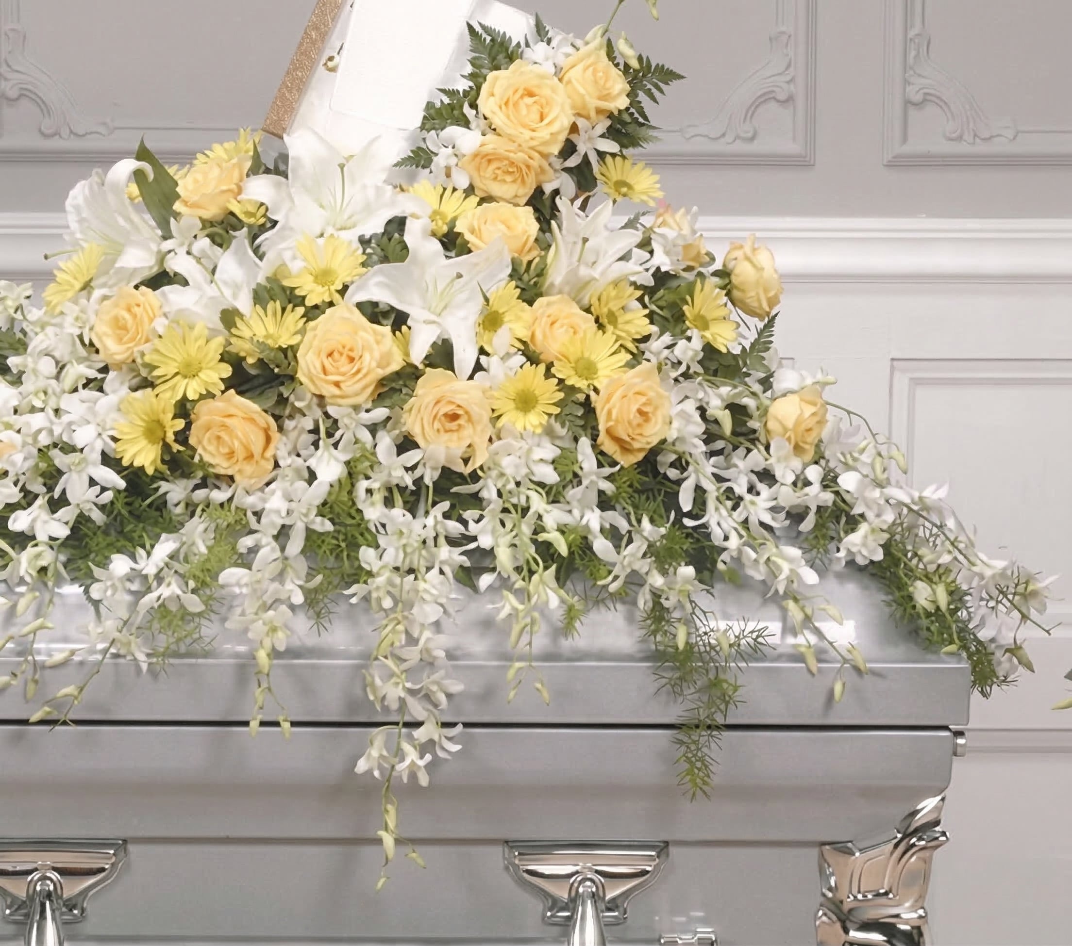 Bible Casket Spray(Without Bible)