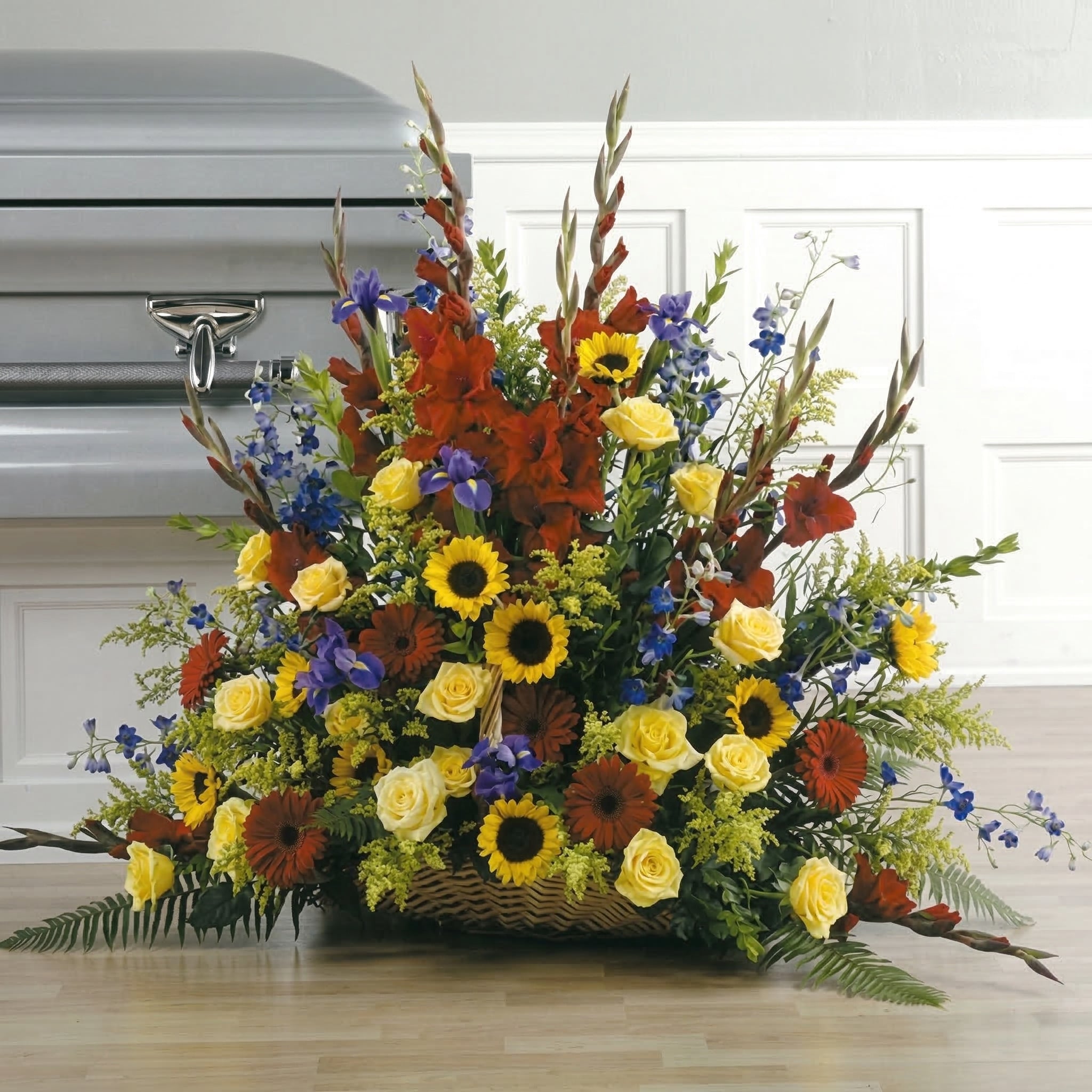 Fireside Basket Arrangement