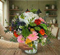 Happy Garden Bouquet in a vase