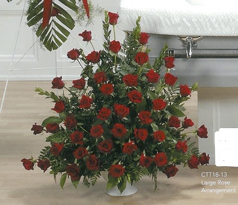 Large Rose Arrangement - Joshua's Greenery-Barrie Florist
