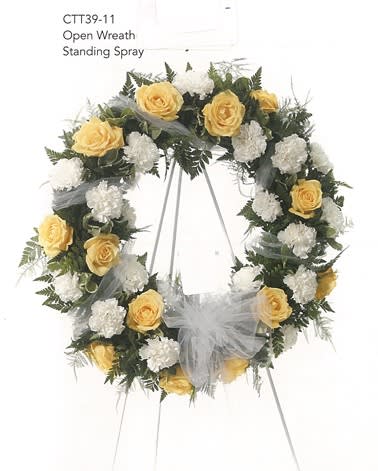 Open Wreath Standing Spray - Joshua's Greenery-Barrie Florist