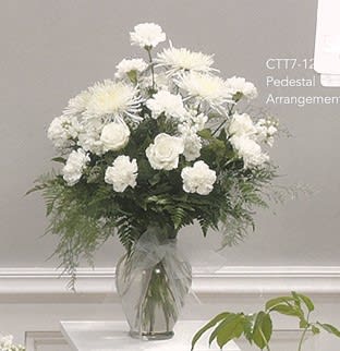 Pedestal Arrangement - Joshua's Greenery-Barrie Florist