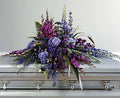 Purple Tone-on-Tone Casket Spray - Joshua's Greenery-Barrie Florist