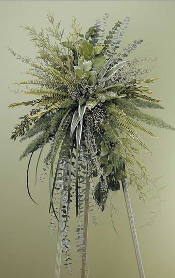 Green Foliage Standing Spray - Joshua's Greenery-Barrie Florist