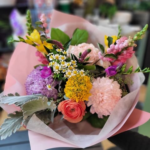 Golden Whimsy Bouquet - Joshua's Greenery-Barrie Florist