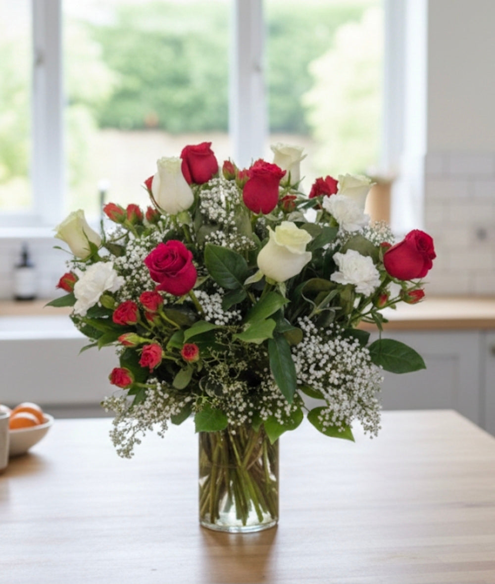 Blue Rose Bouquet – Joshua's Greenery Floral Design