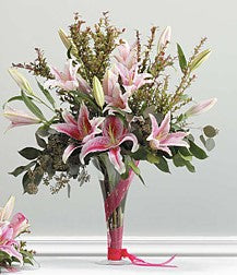 Lily Vase Arrangement