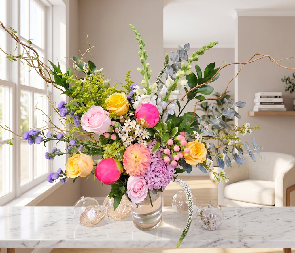 Pastel & Peony Cascade