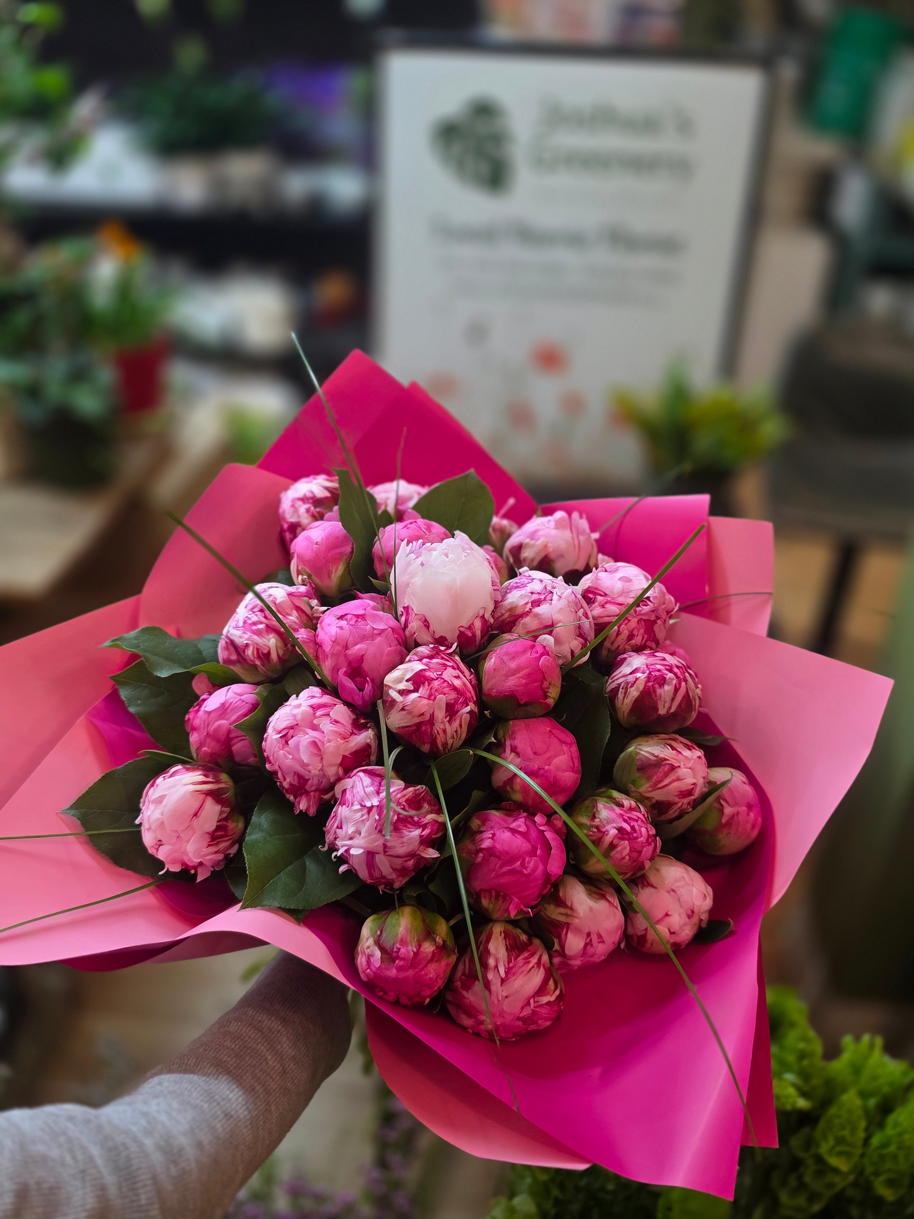 Pink Peony Embrace