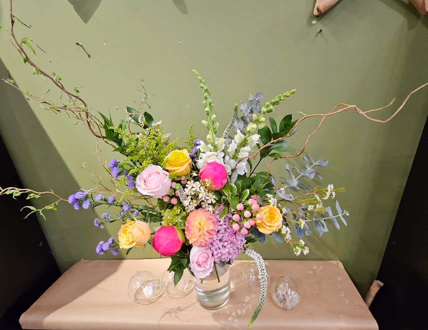 Pastel & Peony Cascade