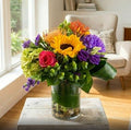 Vibrant mix in a vase