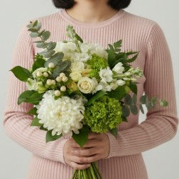 White and Green Bouquet